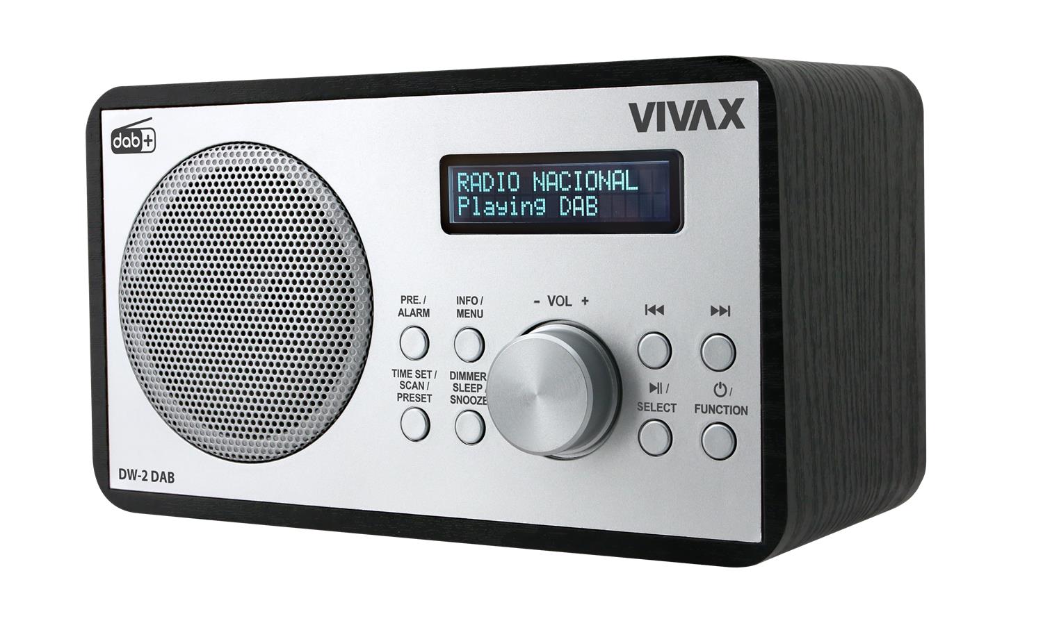 VIVAX VOX RADIO DW-2 DAB BLACK - cover