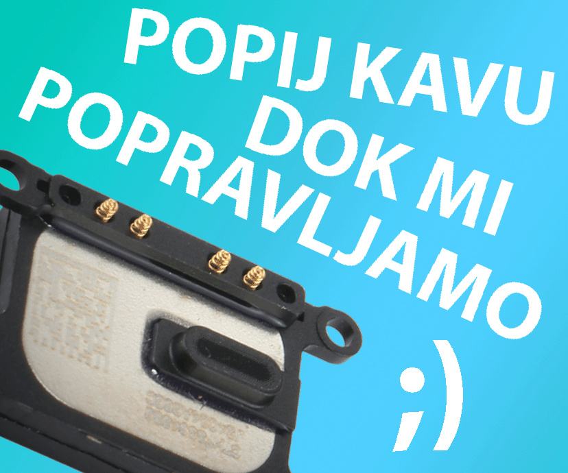 Ušni zvučnik za Apple iPhone 8 / 8 Plus uređaj s promjenom - cover