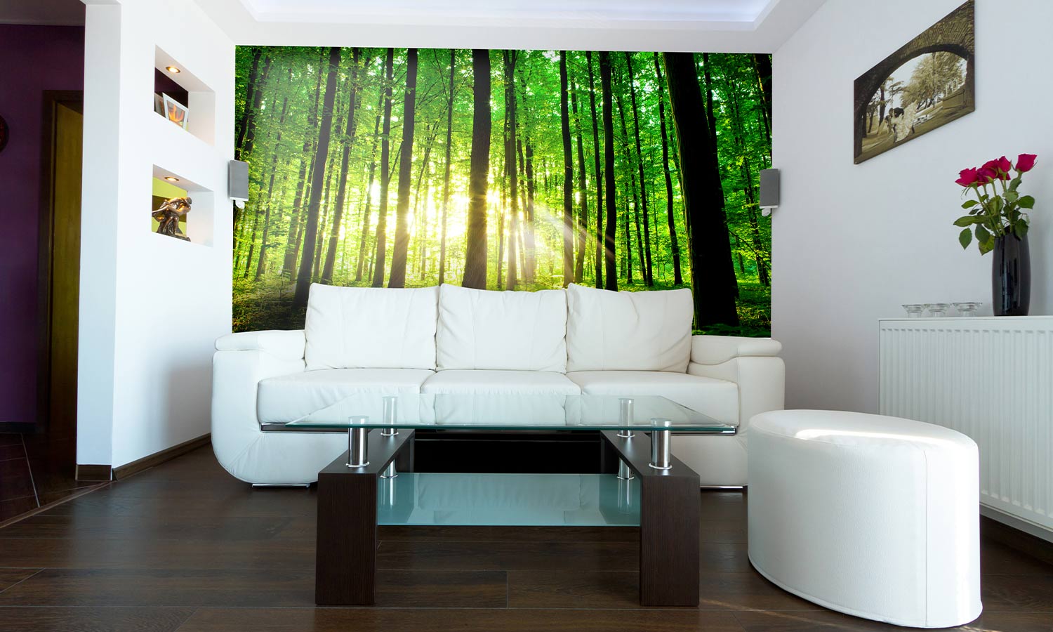 Zidne tapete beautiful green forest SW243 - cover