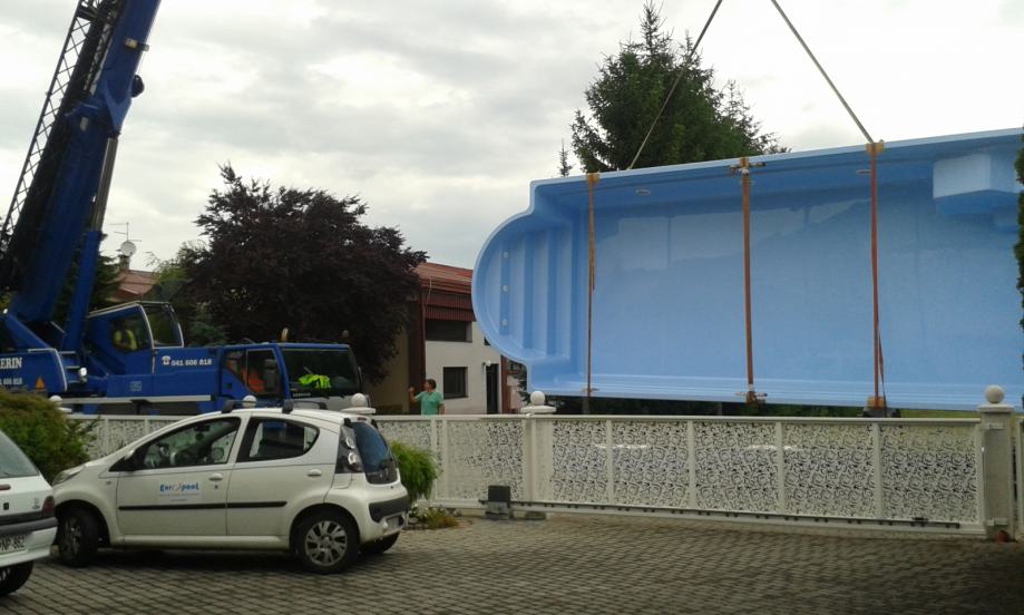 EUROPOOL VINILESTER BAZEN "Barbados"- 9,40x3,70x1,50m - cover