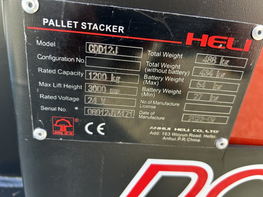 #NOVI MODEL# VISOKO PODIZNI ELEKTRO PALETAR #SNIŽENO - cover