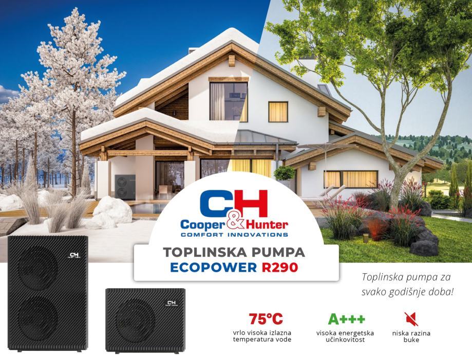 Cooper&Hunter toplinska pumpa ECOPOWER R290 CH-HP09UIMPZK - 9kW - cover
