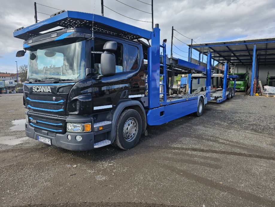 SCANIA 410 , euro 6 , autotransporter , kassbohrer, 2014 god. - cover