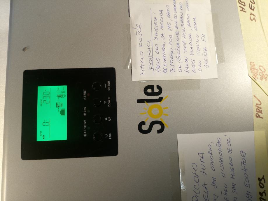 Servis invertera, pretvarača napona, solarne fotonaponske opreme - cover