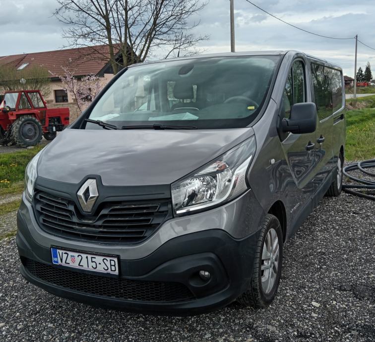Renault trafic 1.6 dci 6 sjedala klima, 2017 god. - cover