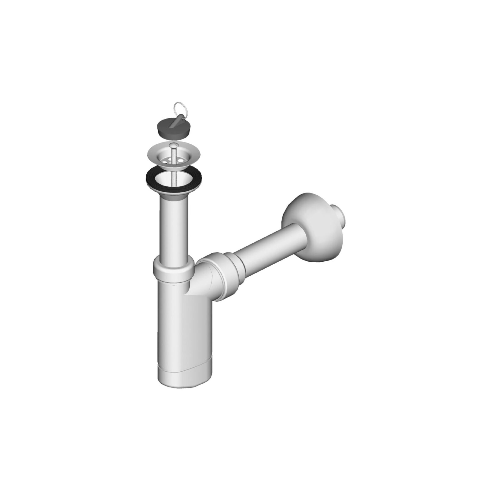LIV Sifon za umivaonik rešetka fi 60mm odvod fi 32mm - cover