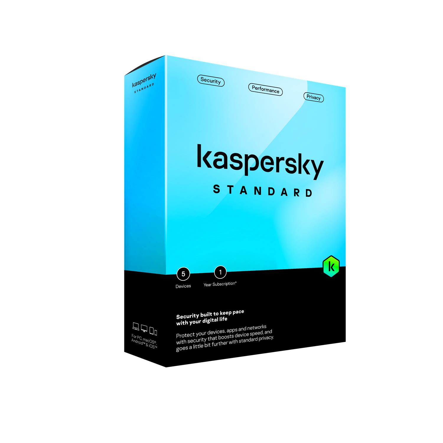 Kaspersky Standard 3dv 1y Standard - cover