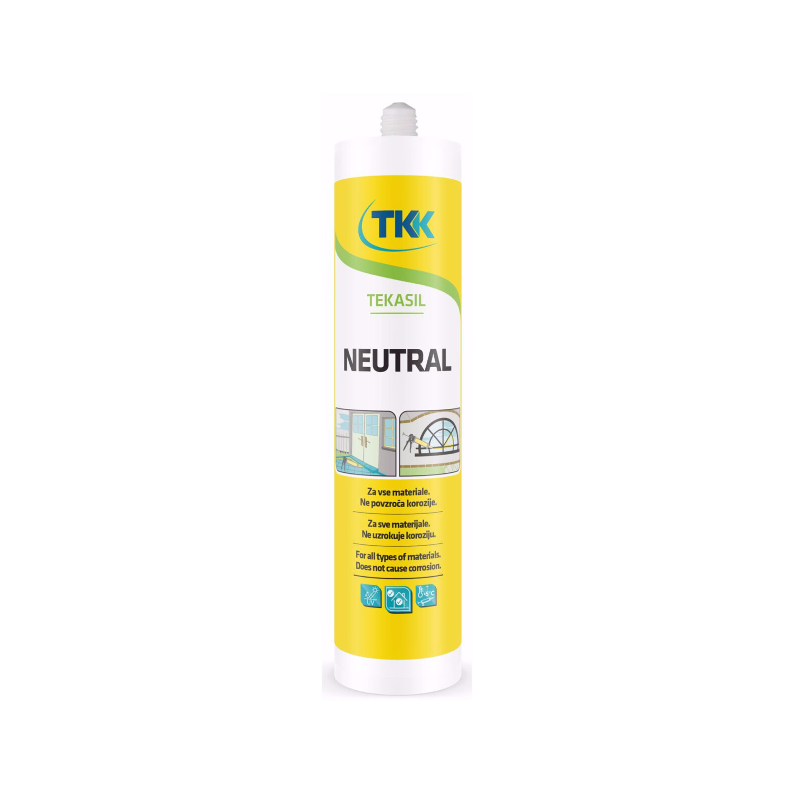 TKK Silikon TEKASIL NEUTRAL N.M. bijeli 280ml SI - cover