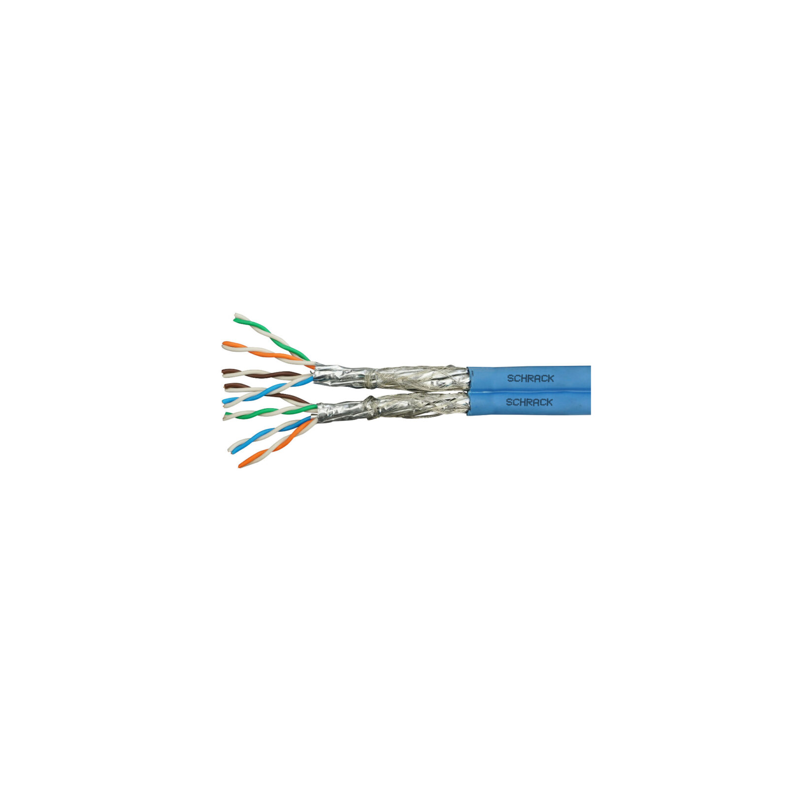 Schrack kabel S/FTP inst. kabel cat.6a,4x2xAWG23/1.500MHz,LS0H-3, Dca, crni - cover