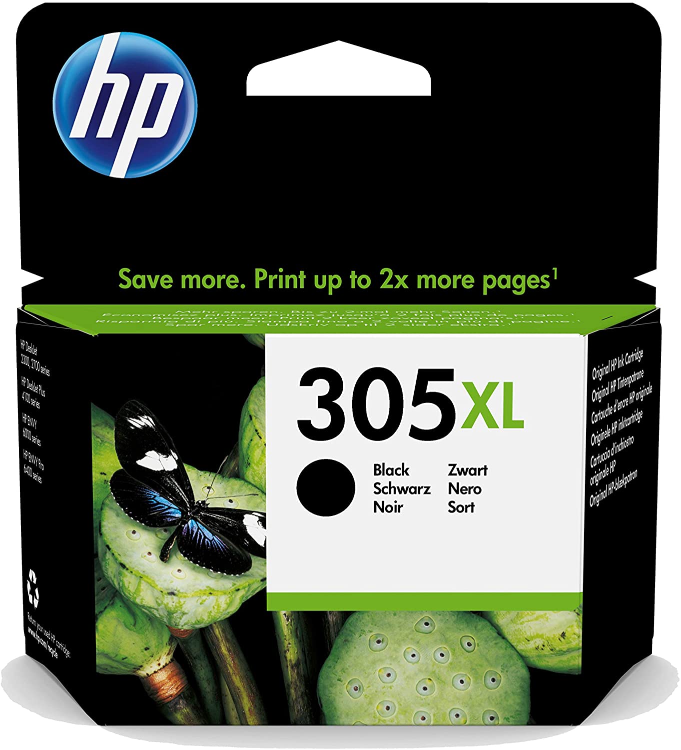 HP 305XL 3YM62AE tinta crna (black) - cover