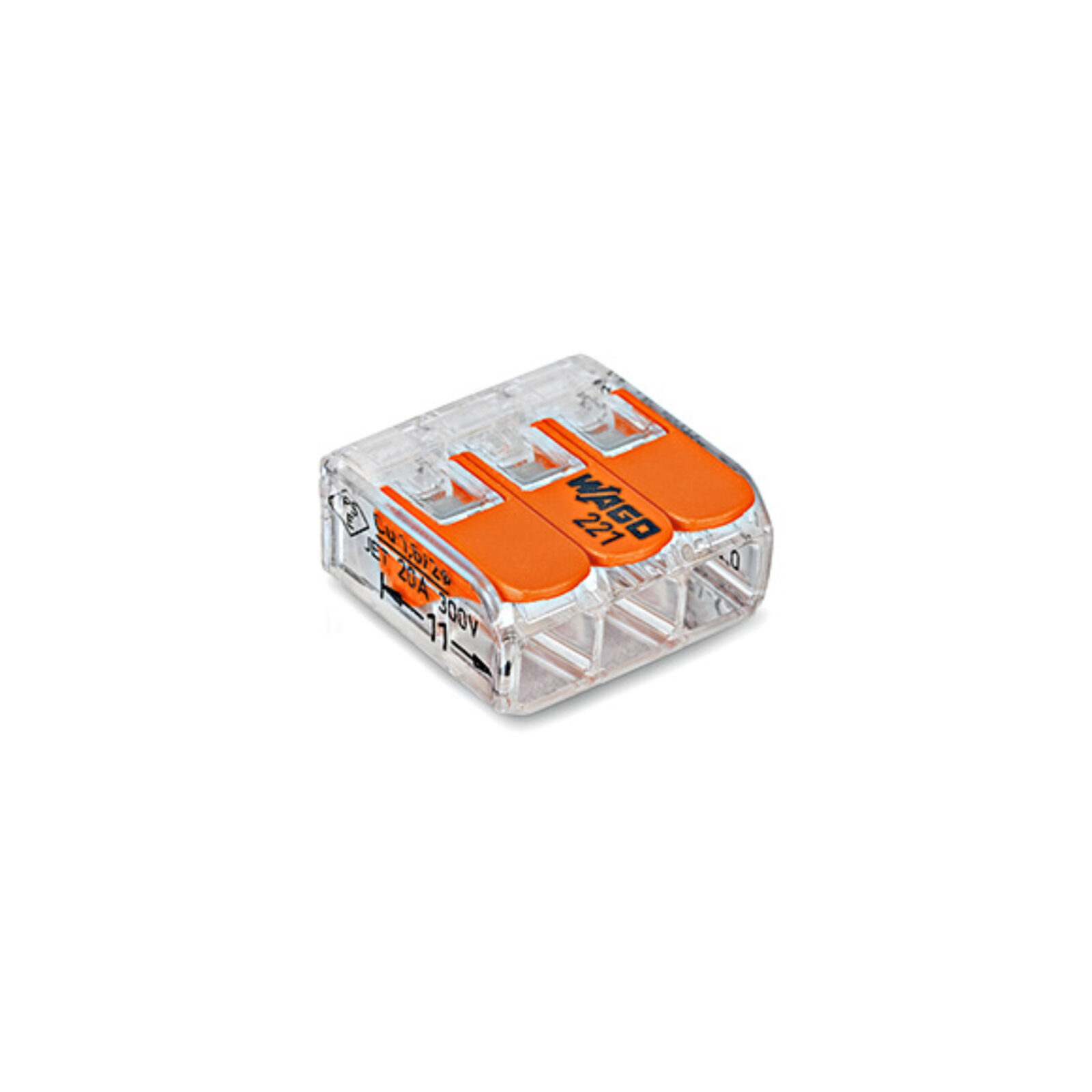 Schrack Wago kratkospojna stezaljka s polugama 3 x (0.2-4)mm - cover