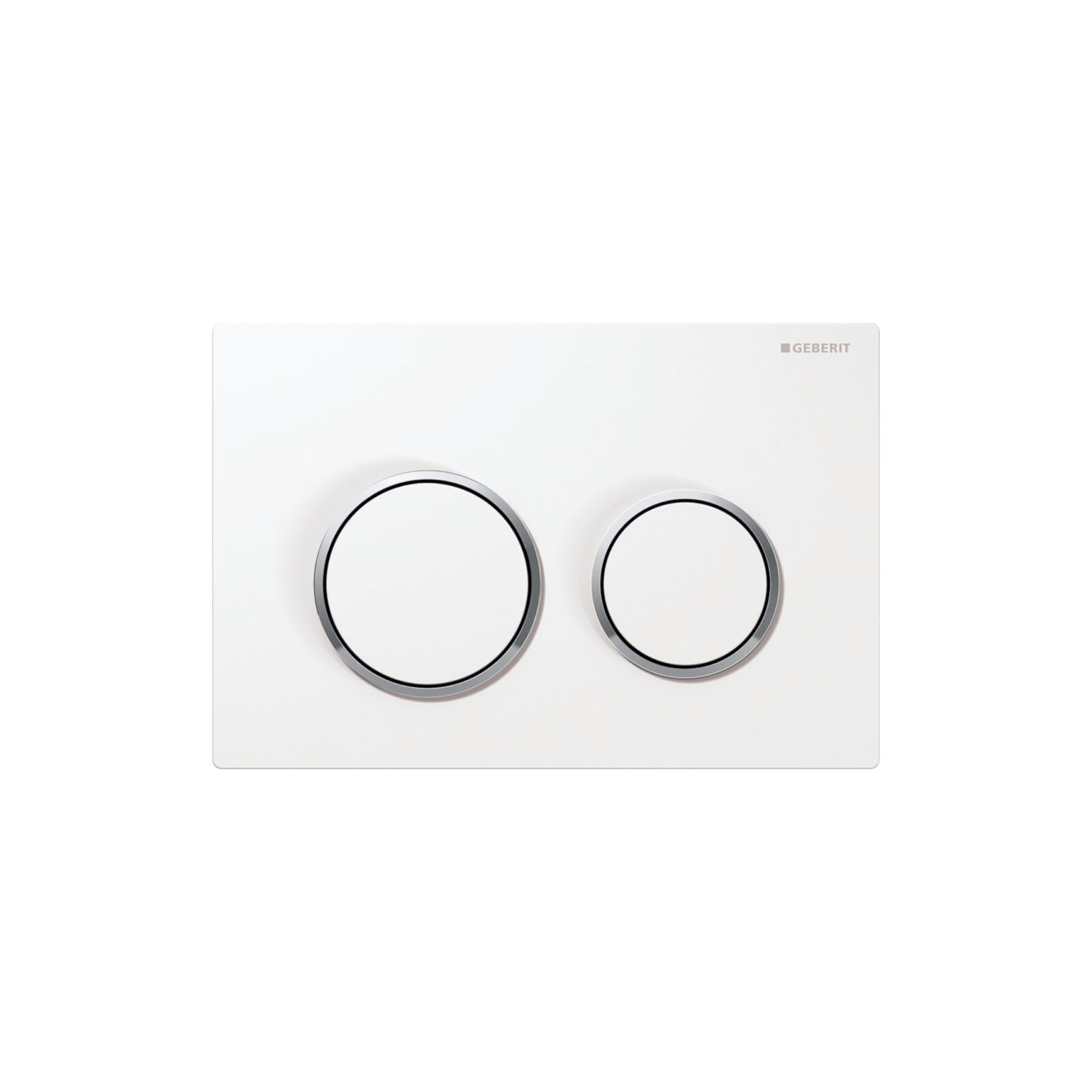 GEBERIT Tipka Omega20 bij/krom/bij - cover