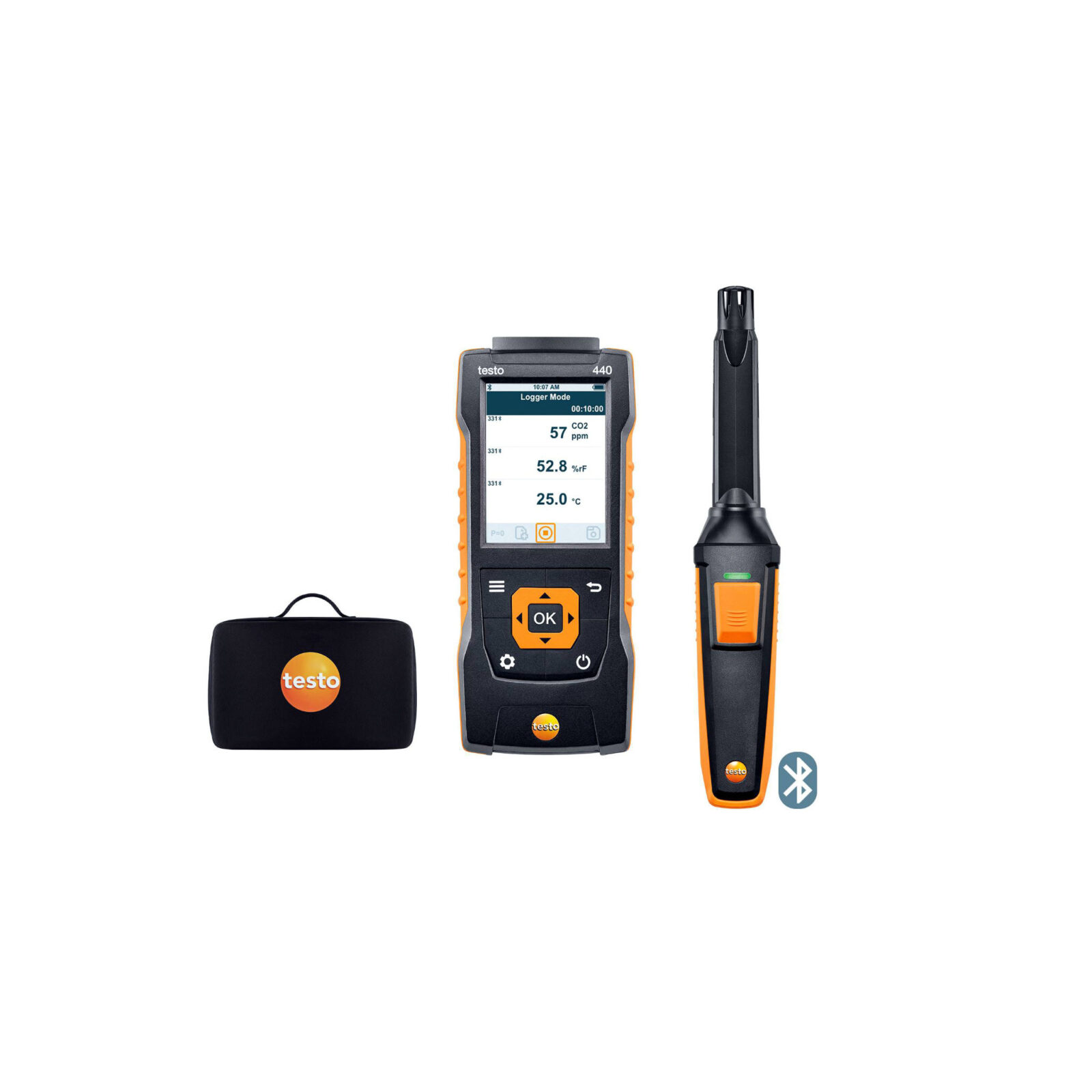 TESTO Mjerač kvalitete zraka 440 CO2, vlaga, temperatura bluetooth - cover