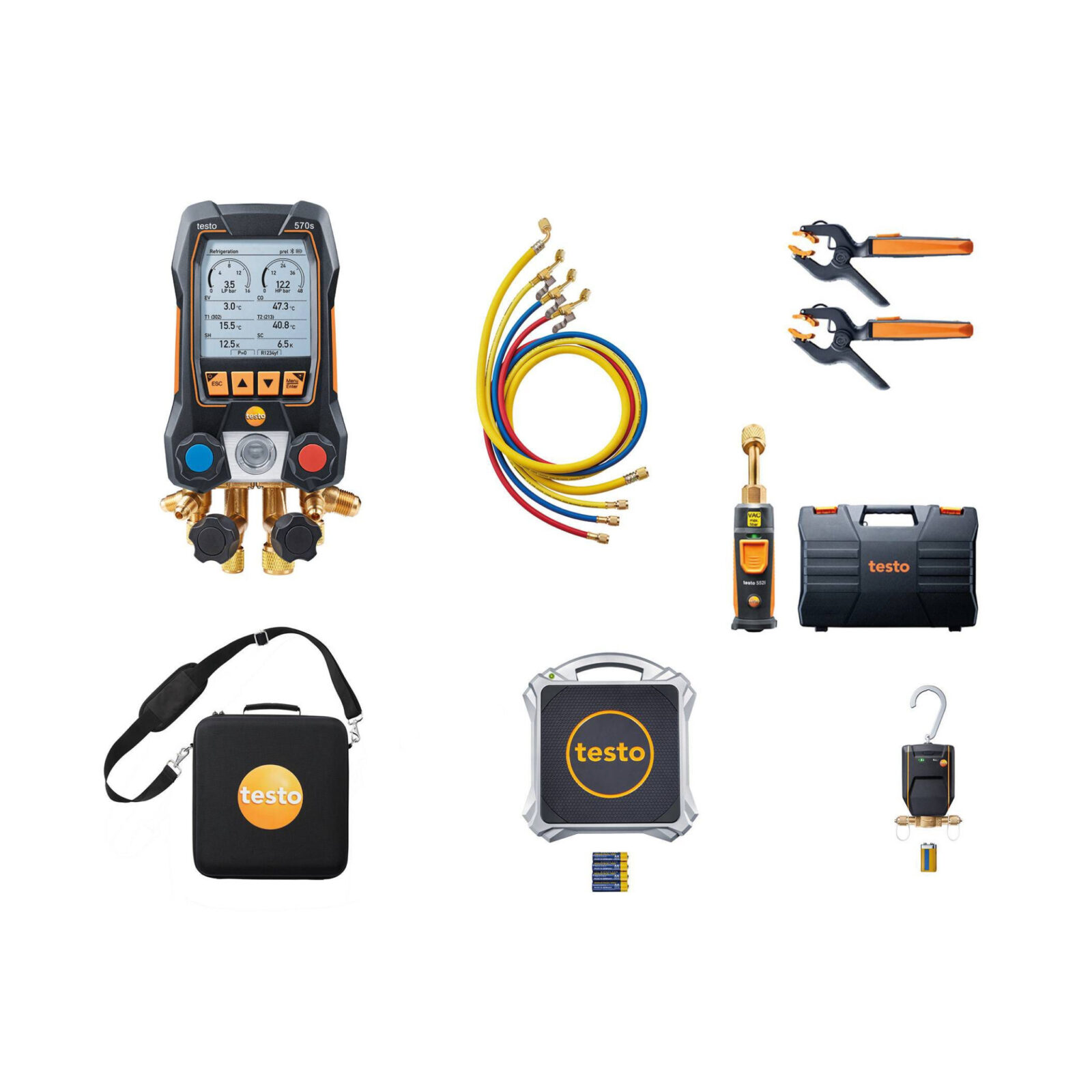 TESTO Višenamjenski komplet za toplinske pumpe 570s - cover