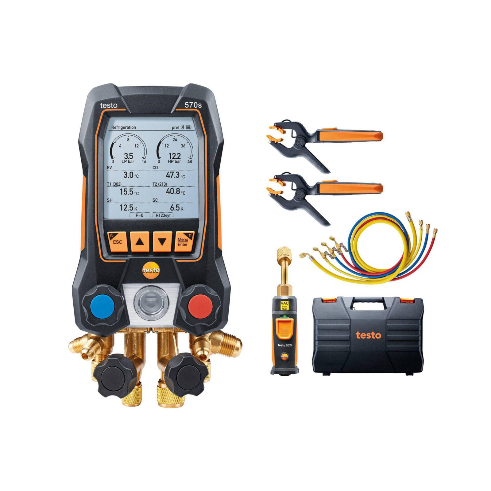 TESTO Pametan vakuumski set s crijevima za punjenje 570s - cover