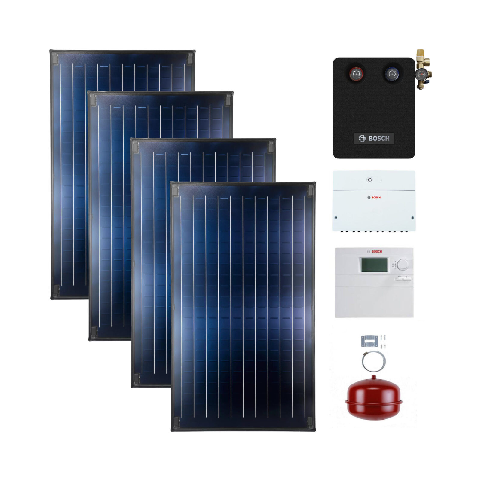 BOSCH Solarni paket FKC 4R - ravni krov - cover