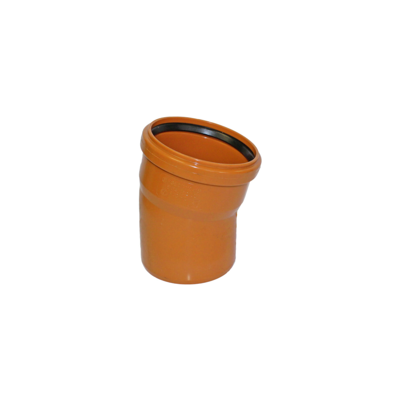PIPELIFE PVC Koljeno D 160 mm/15° - cover
