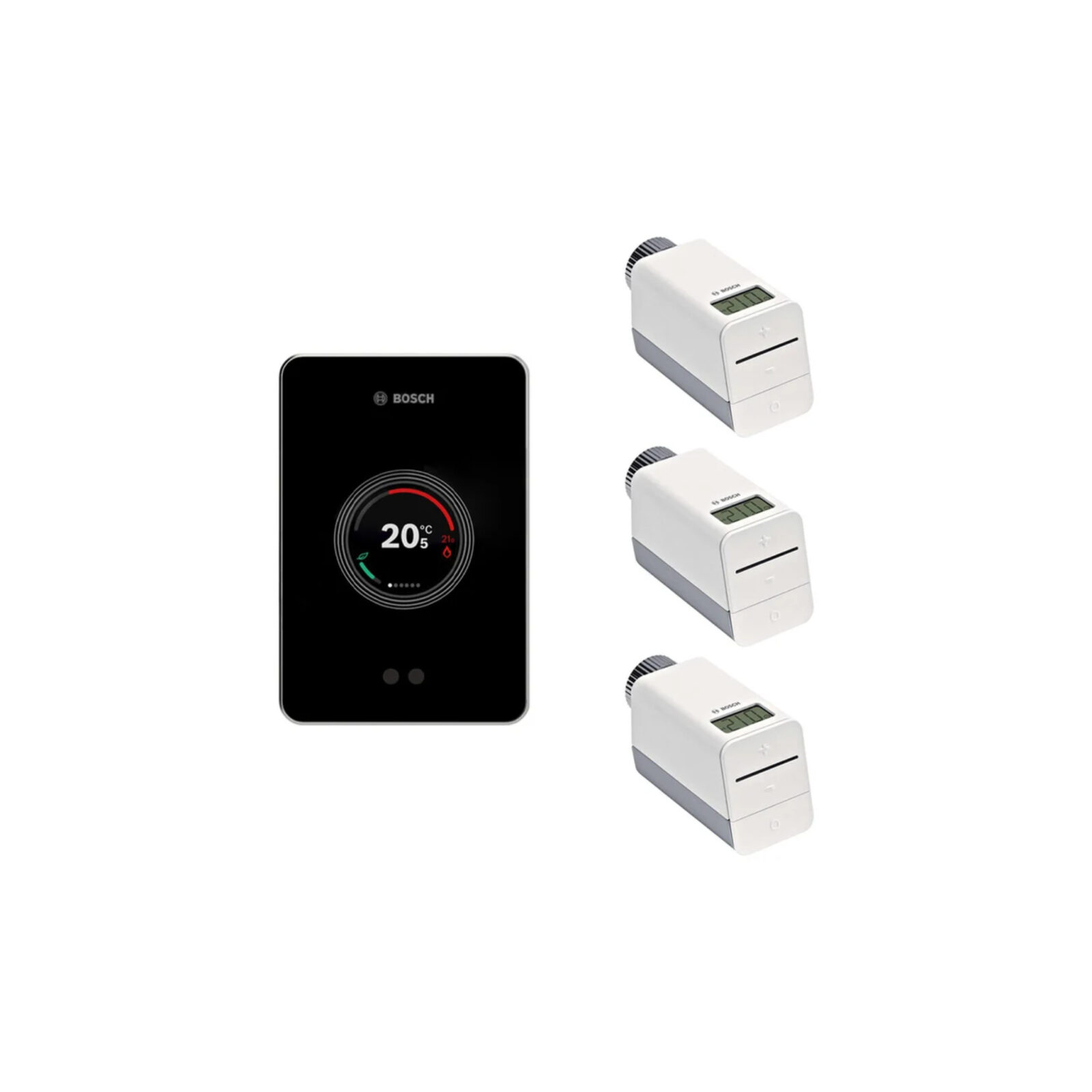 BOSCH Regulator Wi-fi EasyControl za 1 krug grijanja i PTV CT200 B Set crni - cover