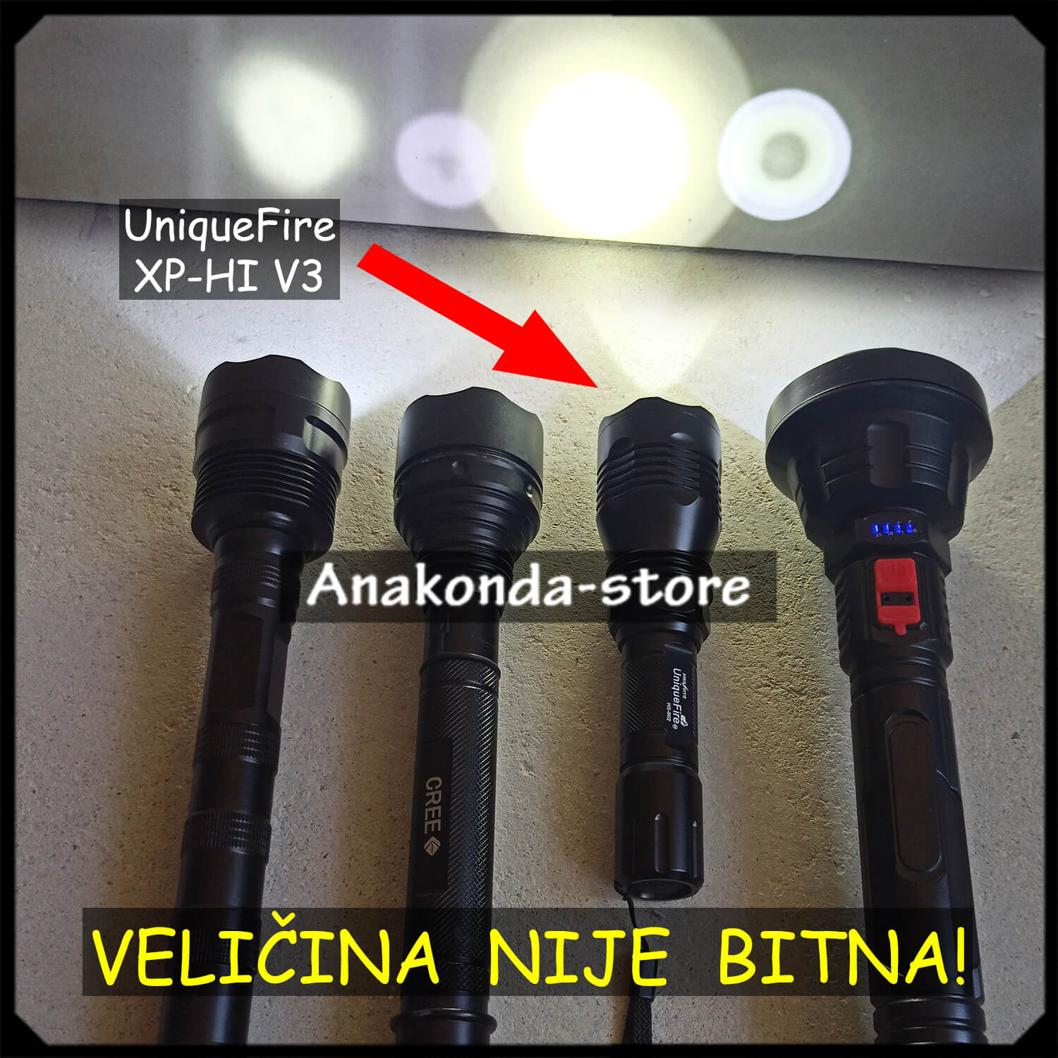 Prednje BIJELO Svjetlo za BICIKL Punjiva COB LED Baterija USB Lampa - cover