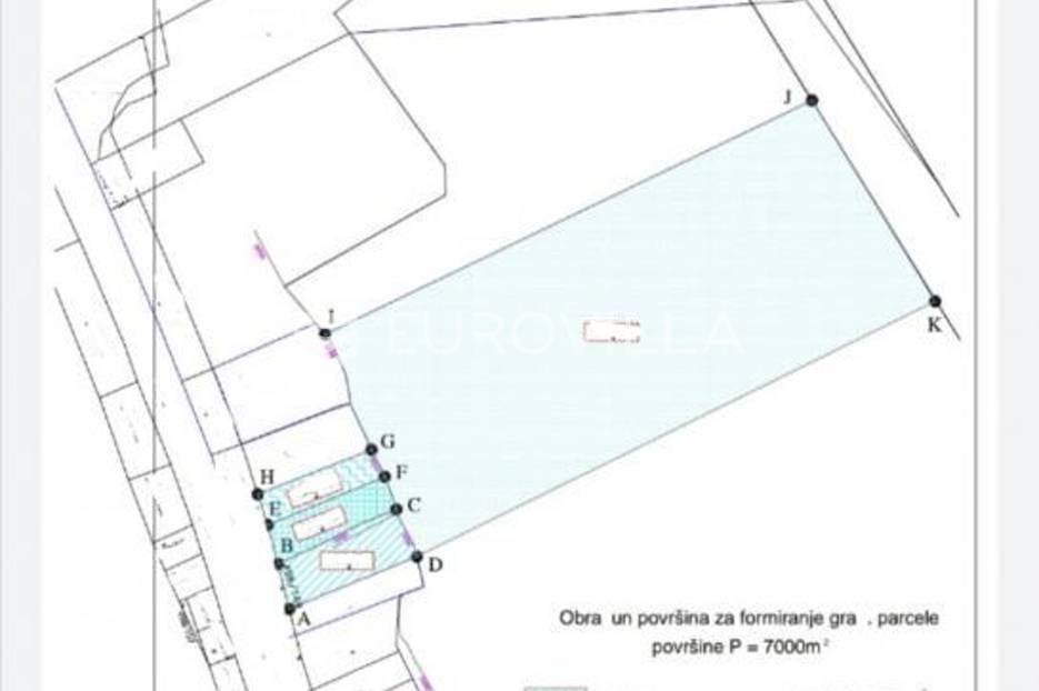 Zadar, Bibinje, Građevinsko zemljište 7000m2 u poslovnoj zoni - cover