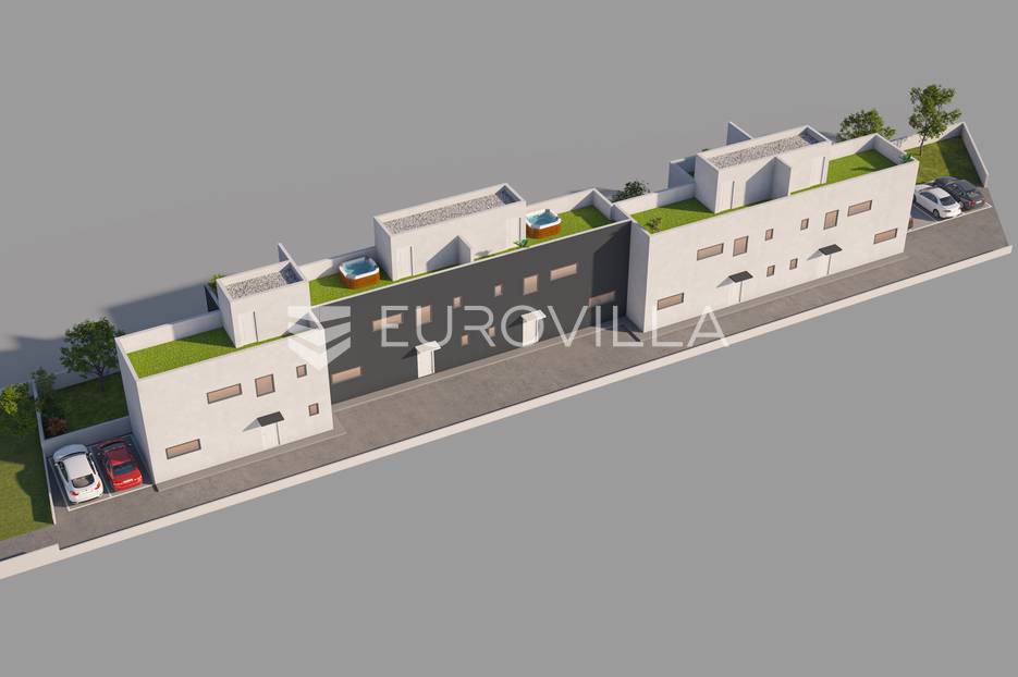 Zadar okolica, Kuća u nizu s bazenom i jacuzzijem NOVOGRADNJA K2 - cover