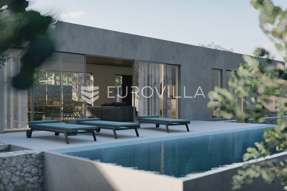 Otok Hvar, Jelsa, atraktivno građevinsko zemljište 1201,60 m2 s idejnim projektom - cover