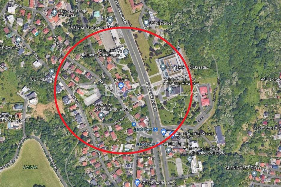 Zagreb, Ksaver, građevinsko zemljište 680 unutar M1 mješovite namjene - cover