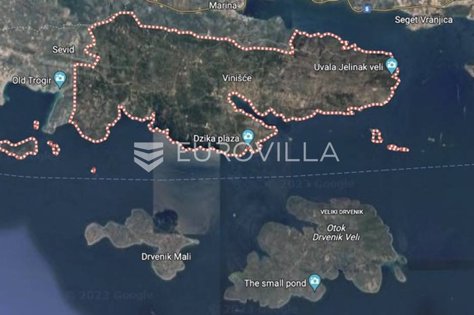 Vinišće, građevinsko zemljište s pogledom na more - cover