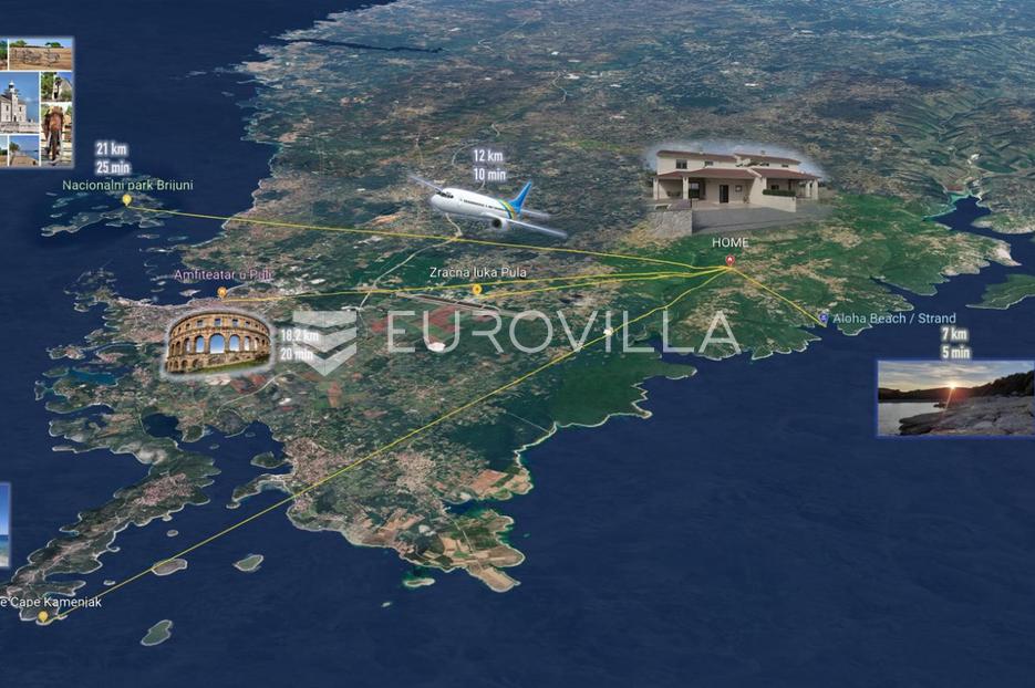 Istra, Krnica, građevinsko zemljište s projektom i dozvolom na lijepoj lokaciji - cover