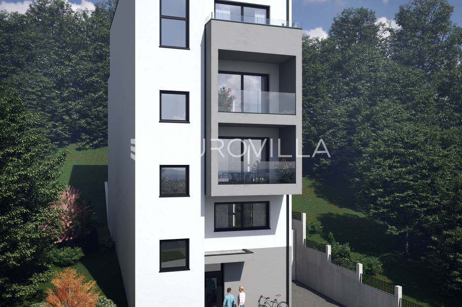 Zagreb, Šestinski dol, NOVOGRADNJA, trosoban stan NKP 78,27 m2 s vrtom u prizemlju - cover