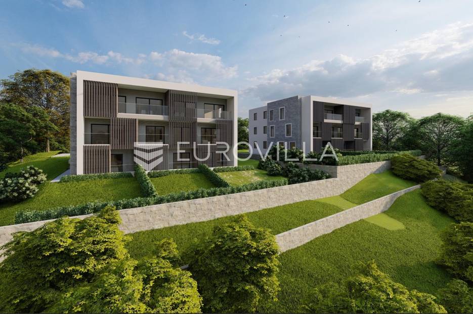 Istra, Labin - prekrasni penthouse u urbanoj villi, A7 2. kat, NKP 112.15 m2 - pogled na more - cover
