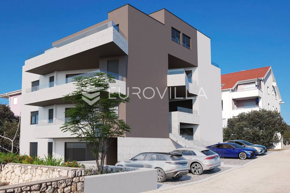 Pag, Mandre, Trosoban stan 95m2 na 2. katu, NOVOGRADNJA u blizini mora, S5 - cover