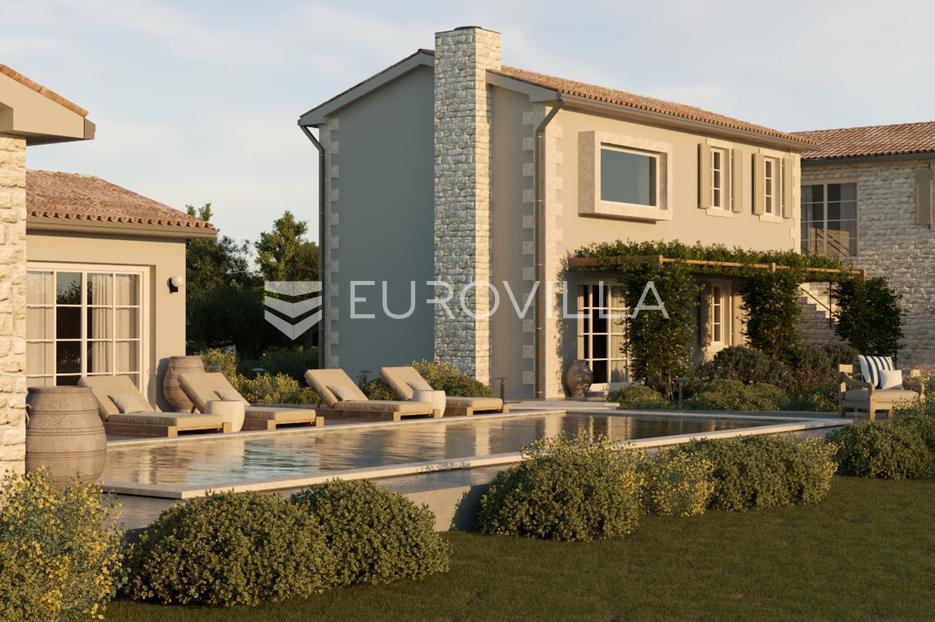 Istra, Kringa, građevinsko zemljište za autohtonu istarsku stanciju blizu mora - cover