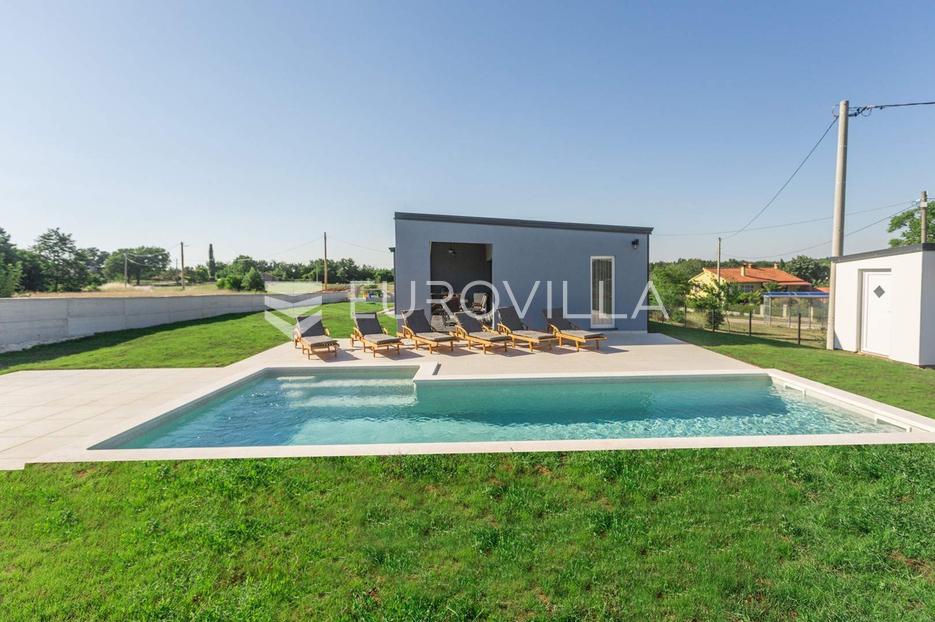 Istra, Žminj - samostojeća nova prizemnica 86.58 m2, bazen 29 m2 - cover