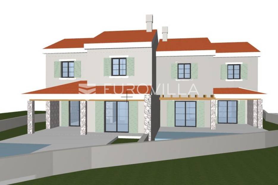 Svetvinčenat, građevinsko zemljište s idejnim projektom, 716 m2 - cover