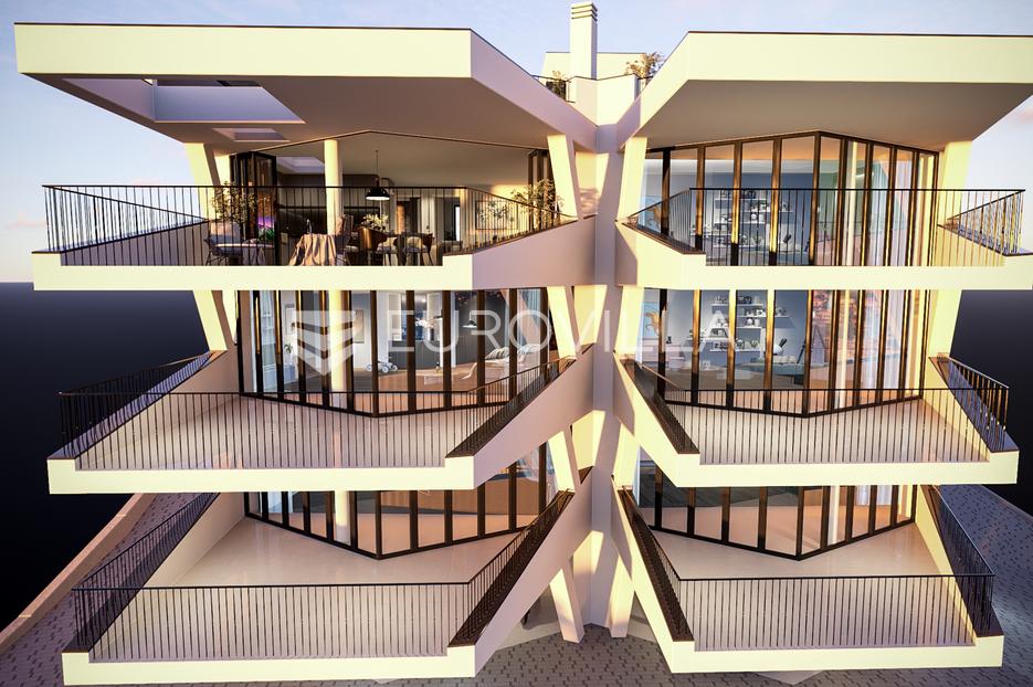 Okrug, luksuzan trosoban stan 100 metara od mora, NKP 75,53 m2 - cover