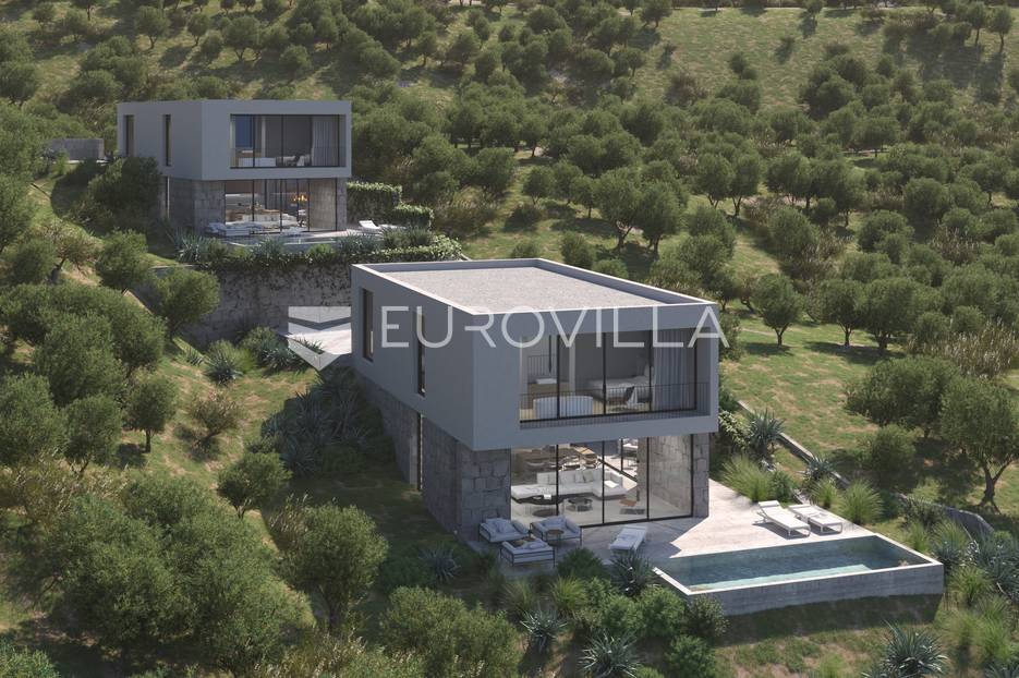 Makarska, Veliko Brdo, moderna vila s bazenom - cover