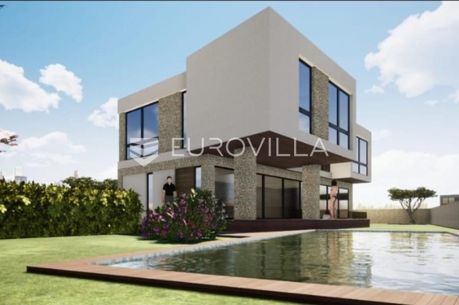 Otok Krk, Malinska, građevinsko zemljište s pogledom na more - cover