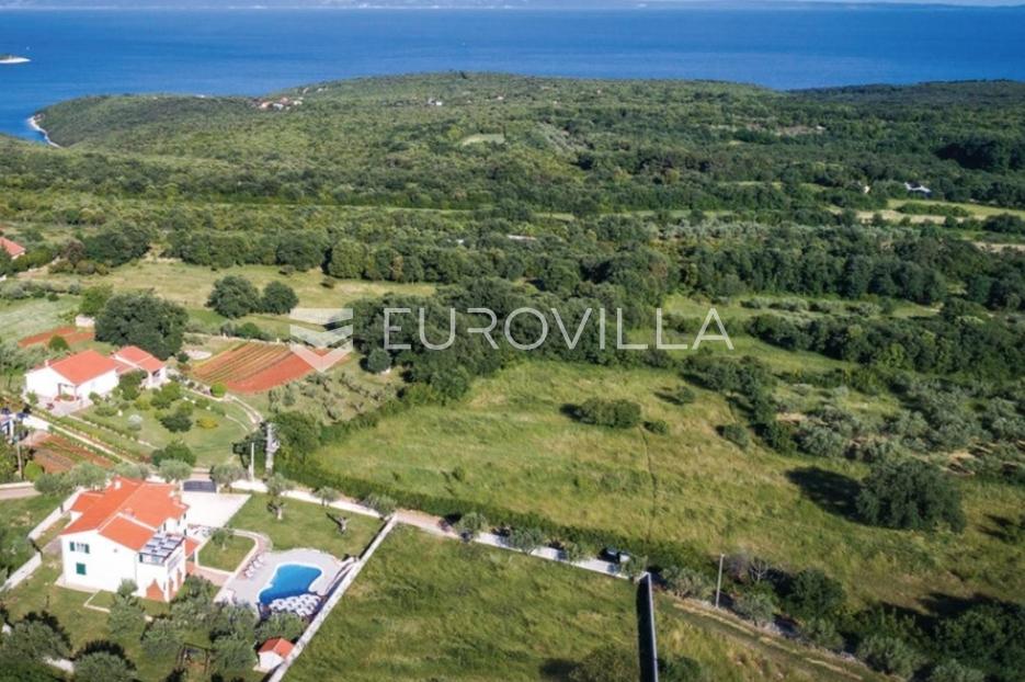 Istra, Krnica, kombinirano zemljište s pogledom na more na idealnoj lokaciji - cover