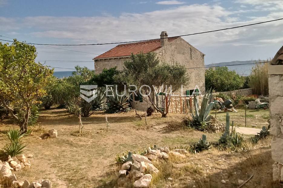 Vele Srakane, kamena kuća, prvi red do mora, privatna plaža, otok, prilika - cover