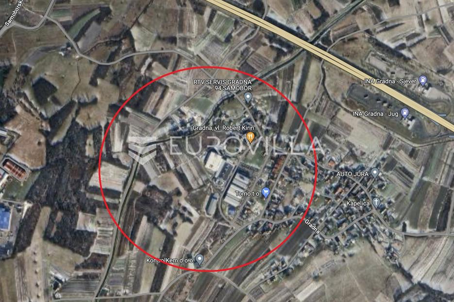 Samobor, građevinsko zemljište 5160 m2 unutar gospodarske namjene - cover