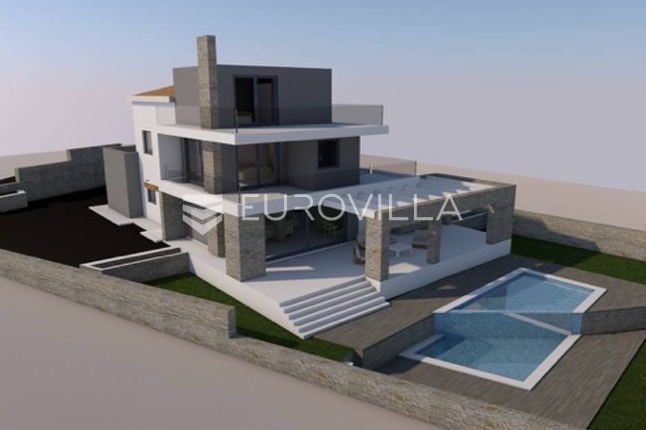 Ližnjan, samostojeća kuća  u centru mjesta na velikoj okućnici - cover