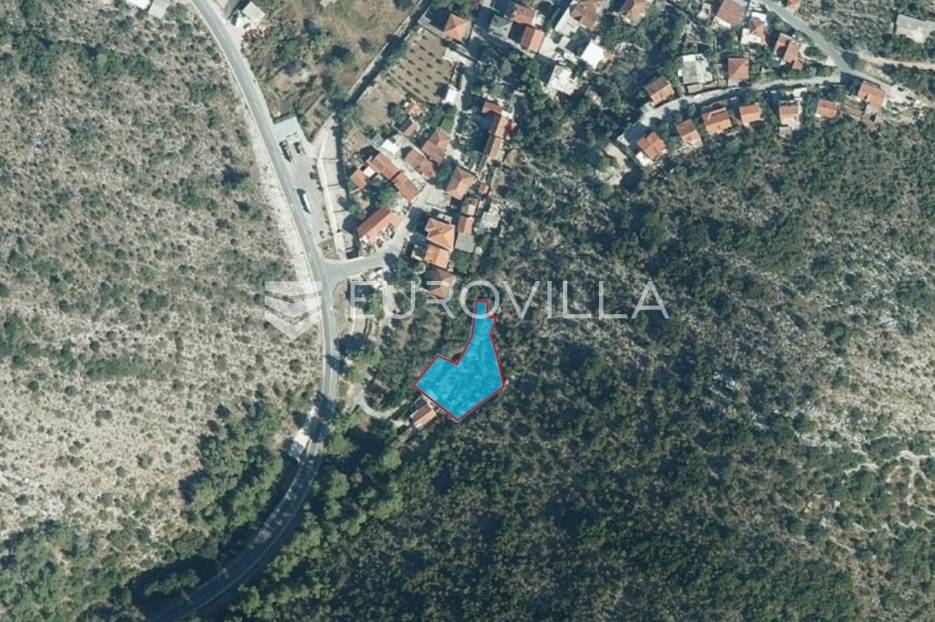 Pelješac, Trpanj, građevinsko zemljište s pogledom na more - cover