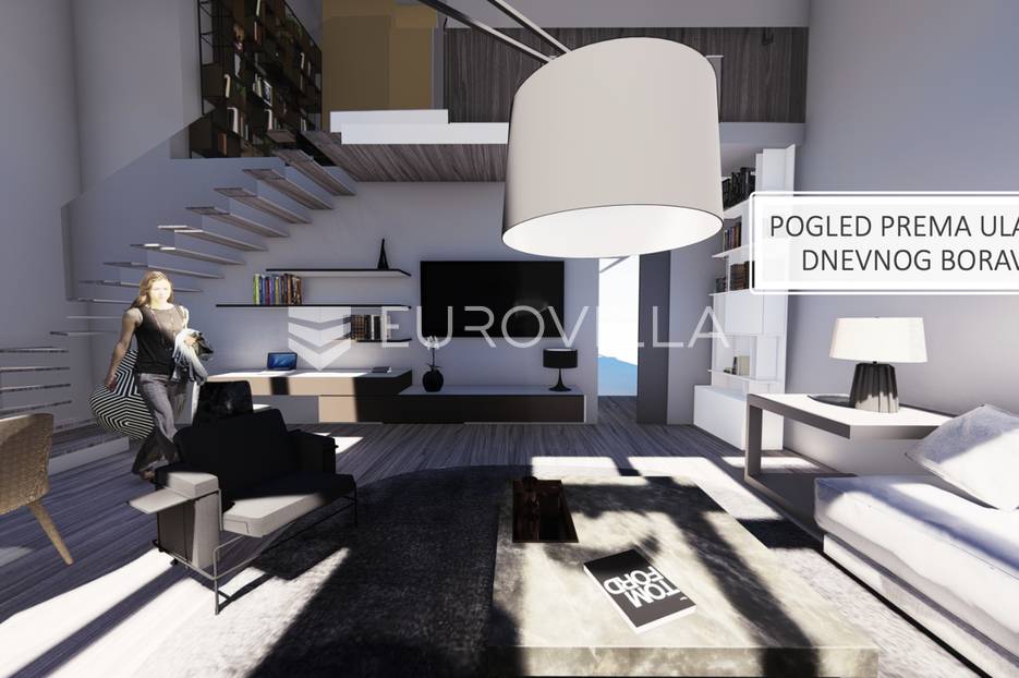 Zagreb centar, luksuzan trosoban stan na dvije etaže - cover