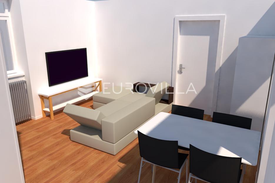 Zagreb, donji grad Klaićeva ulica adaptiran trosoban stan 58 m2 - cover