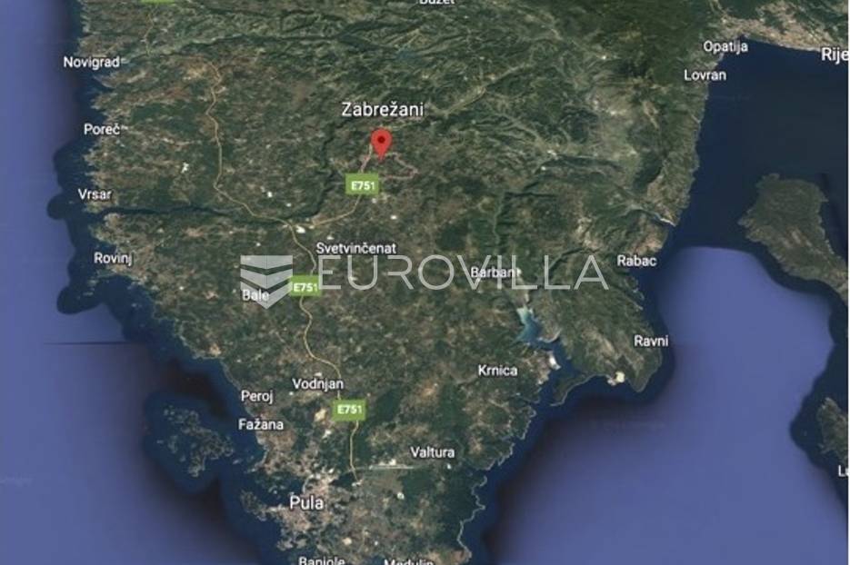 Zabrežani okolica, građevinsko zemljište 1165 m2, ravno i očišćeno - cover