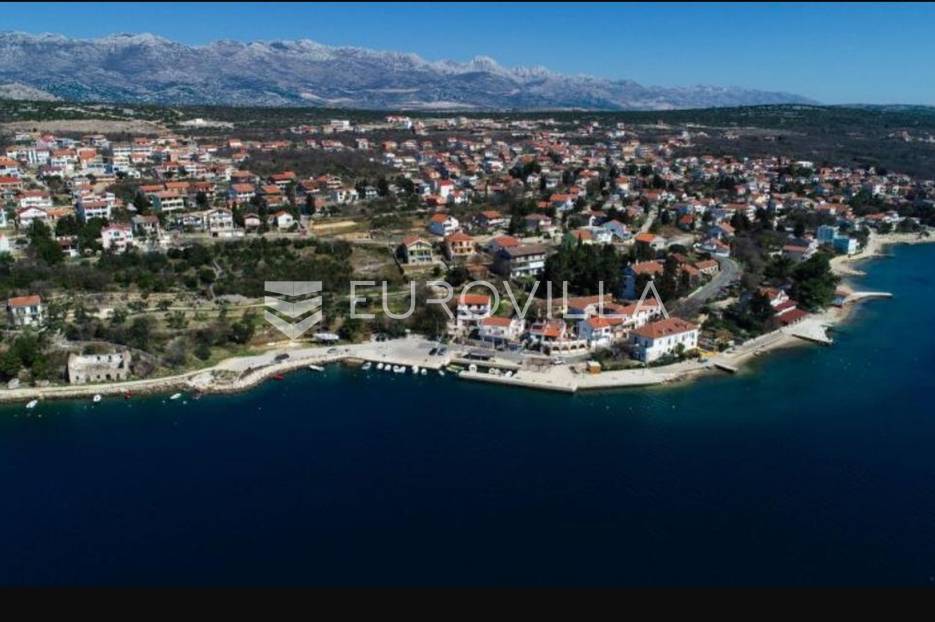 Zadar, Maslenica, građevinski teren s pogledom na more - cover