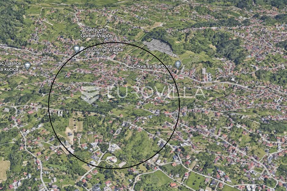 Zagreb, Vrapče, Građevinsko zemljište s projektom, 2300 m2 - cover