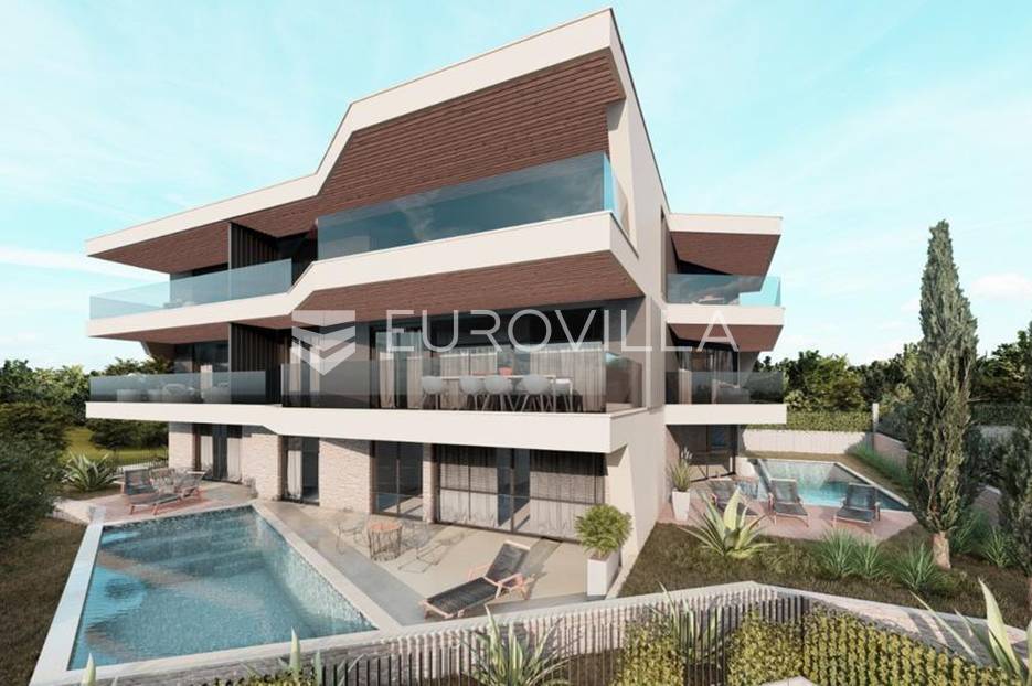 Istra, Ližnjan moderan trosoban stan 125 m2 s bazenom - cover