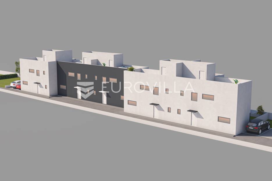 Zadar okolica, Kuća u nizu s bazenom i jacuzzijem NOVOGRADNJA K1 - cover